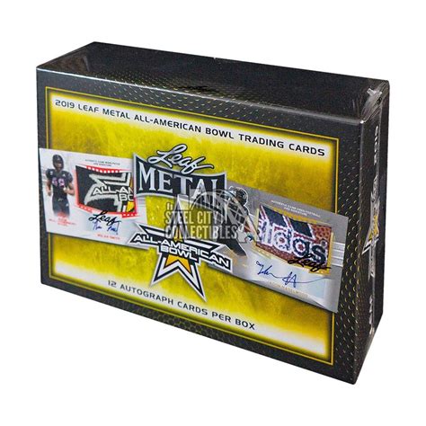 2019 leaf metal all-american bowl football jumbo 8 box case|leaf metal all american bowl.